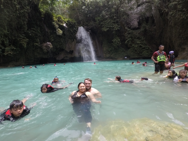 Cool Swim at Kawasan Falls